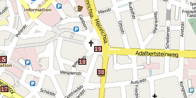 Adalbertsturm Aachen Stadtplan