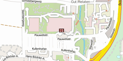 Stadtplan Universitätsklinikum Aachen