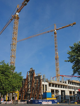 Foto Baustelle auf der Kreuzung Komödienstraße Tunisstraße