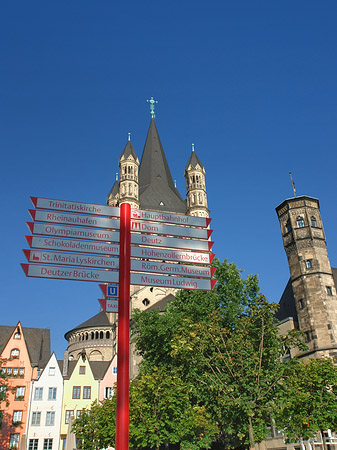 Foto Schild vor Groß St.Martin