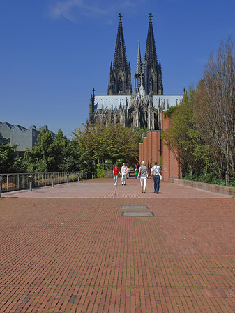 Weg zum Kölner Dom Foto 