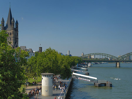Foto Frankenwerft bis Hohenzollernbrücke - Köln