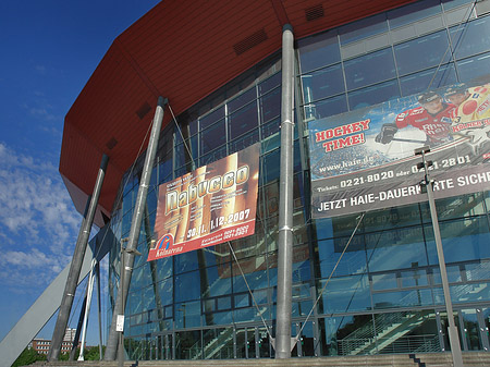 Foto Kölnarena auf der Treppe - Köln